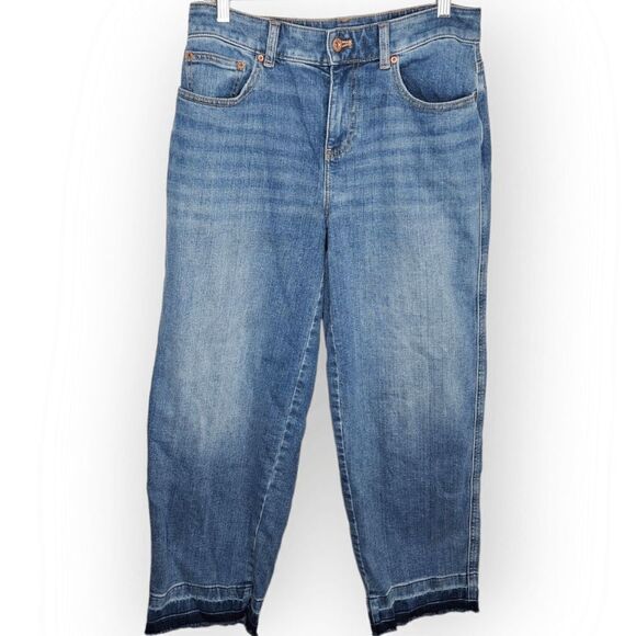 Talbots High Waist Straight Ankle Jeans in Ventura Wash size 2 - Picture 3 of 9